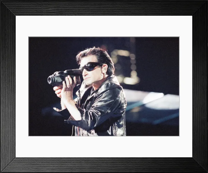 Framed Print : U2 Concert, Zoo TV Tour, Cardiff Arms Park, Cardiff, Wales, Wednesday 18th August 1993 Framed Print : U2 Concert, Zoo TV Tour, Cardiff Arms Park, Cardiff, Wales, Wednesday 18th August 1993