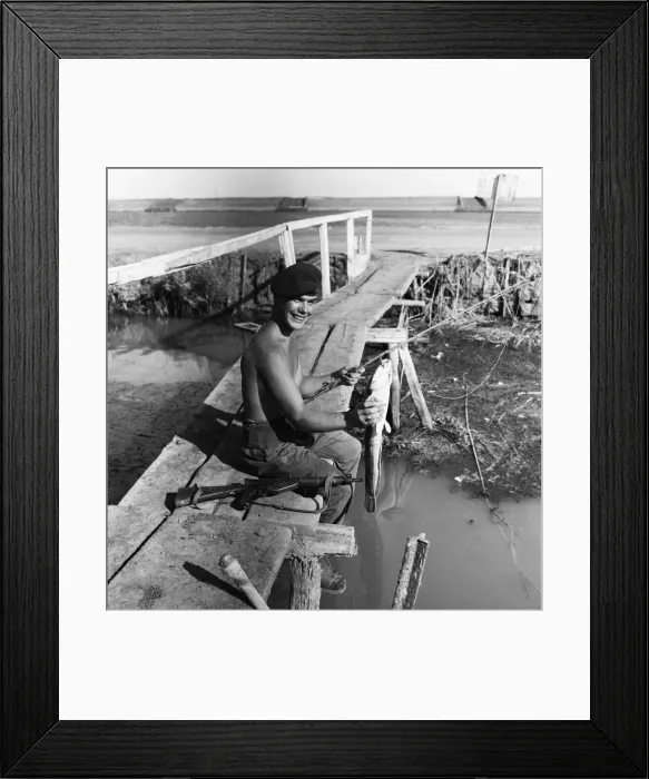 Framed Print : Suez Crisis 1956 Albert Palmer of Birmingham, a Gunner from a Parachute Artillery Framed Print : Suez Crisis 1956 Albert Palmer of Birmingham, a Gunner from a Parachute Artillery