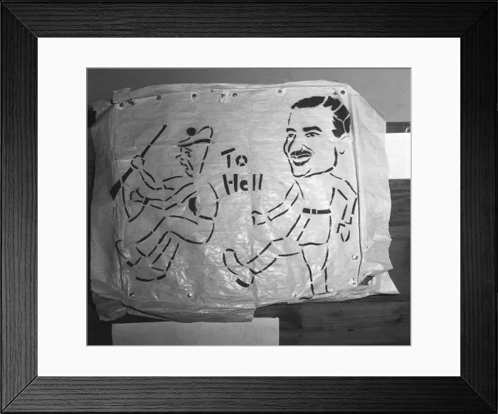 Framed Print : Suez Crisis 1956 Cartoon of Nasser kicking a British Tommy out of Egypt found in Framed Print : Suez Crisis 1956 Cartoon of Nasser kicking a British Tommy out of Egypt found in
