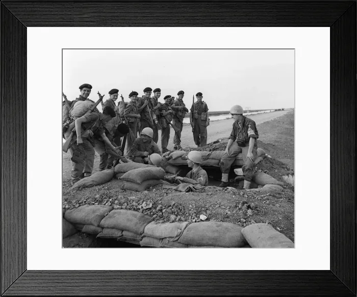 Framed Print : Suez Crisis 1956 British troops of the 1st Battalion York Framed Print : Suez Crisis 1956 British troops of the 1st Battalion York