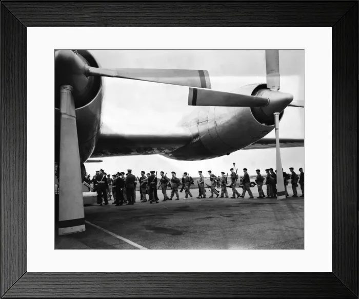 Framed Print : Suez Crisis 1956 Men of the Duke of Wellington Regiment (1st Battalion Framed Print : Suez Crisis 1956 Men of the Duke of Wellington Regiment (1st Battalion