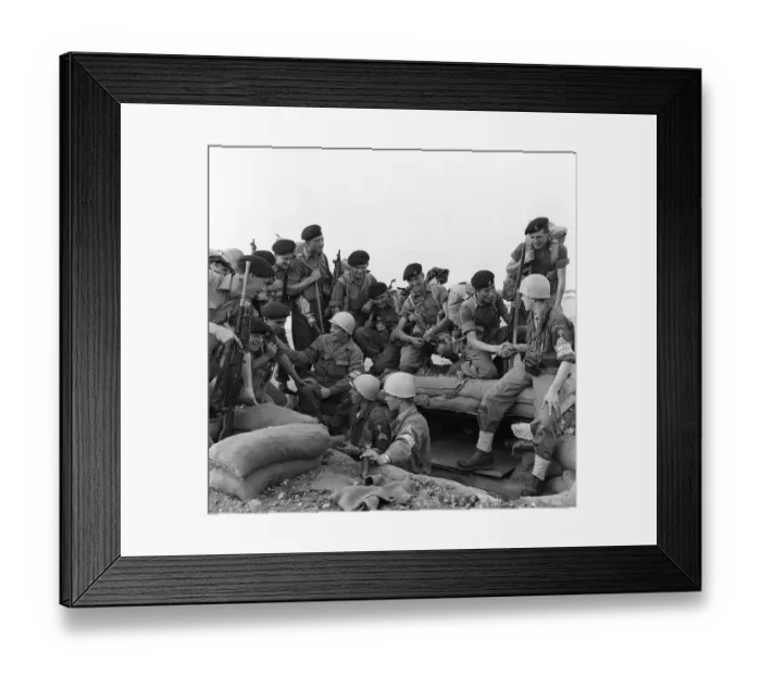 Framed Print : Suez Crisis 1956 British troops of the 1st Battalion York Framed Print : Suez Crisis 1956 British troops of the 1st Battalion York