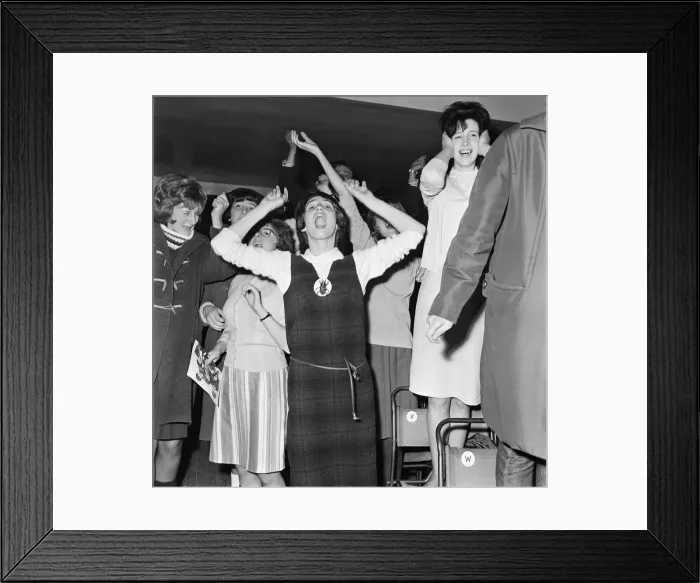 Framed Print : The Beatles Autumn 1963 UK Tour, De Montfort Hall, Leicester, Sunday 1st December 1963 Framed Print : The Beatles Autumn 1963 UK Tour, De Montfort Hall, Leicester, Sunday 1st December 1963
