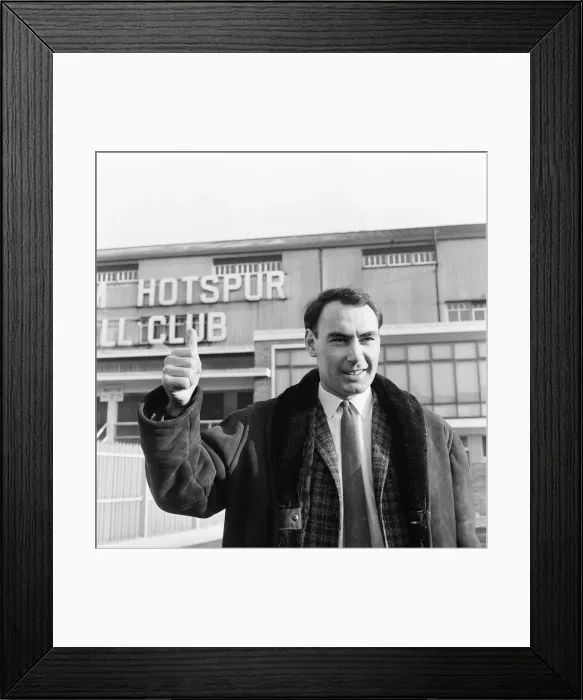 Framed Print : Alan Gilzean, Spurs new signing from Dundee, at a cost of 72, 500 pounds Framed Print : Alan Gilzean, Spurs new signing from Dundee, at a cost of 72, 500 pounds