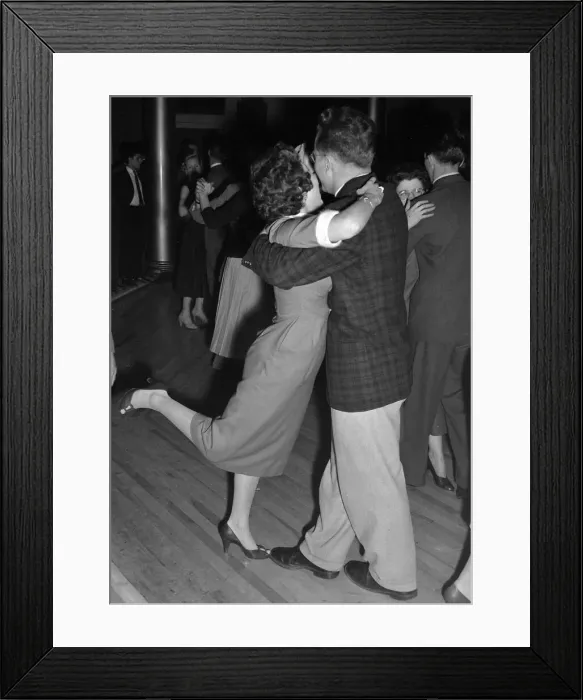 Framed Print : Couples taken part in the Daily Herald dancing feature Framed Print : Couples taken part in the Daily Herald dancing feature