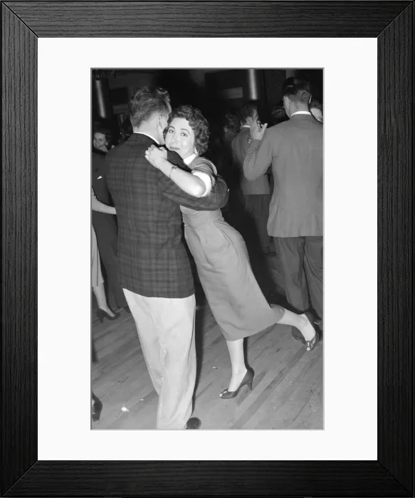 Framed Print : Couples taken part in the Daily Herald dancing feature Framed Print : Couples taken part in the Daily Herald dancing feature