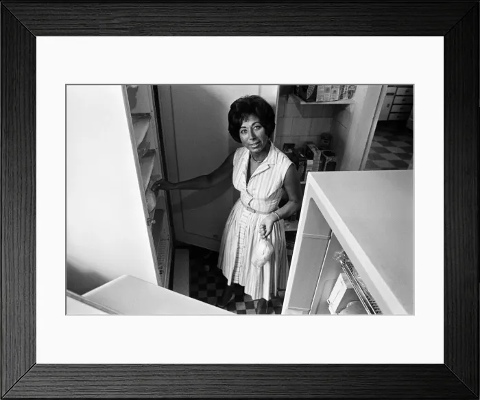 Framed Print : Novelist Roberta Leigh, TV Tycoon feature. 3rd July 1964