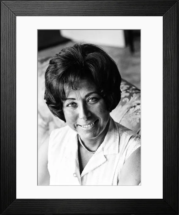 Framed Print : Novelist Roberta Leigh, TV Tycoon feature. 3rd July 1964 Framed Print : Novelist Roberta Leigh, TV Tycoon feature. 3rd July 1964