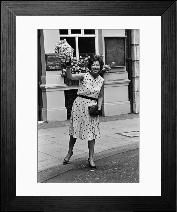 Framed Print : Novelist Roberta Leigh, TV Tycoon feature. 3rd July 1964 Framed Print : Novelist Roberta Leigh, TV Tycoon feature. 3rd July 1964