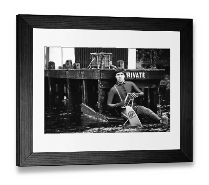 Framed Print : Snooker player Tony Knowles at his house near Lake Windermere in the Lake District Framed Print : Snooker player Tony Knowles at his house near Lake Windermere in the Lake District