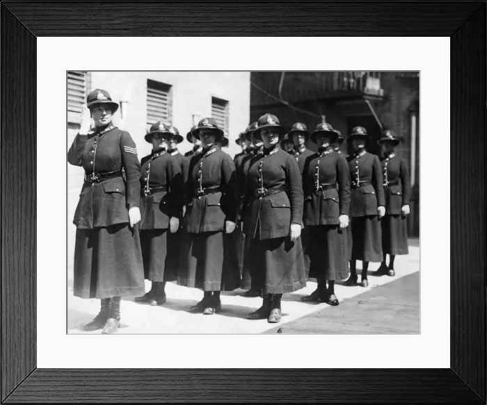 Framed Print : The house of commons debated on the employment of women police when Sir Nevil Macready