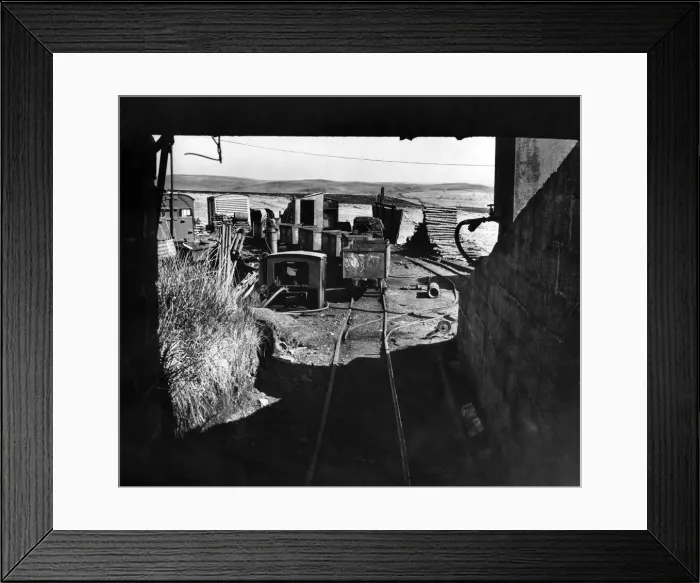 Framed Print : Parc Level Mine, Rhiwfawr, Swansea Valley. 18th April 1967 Framed Print : Parc Level Mine, Rhiwfawr, Swansea Valley. 18th April 1967