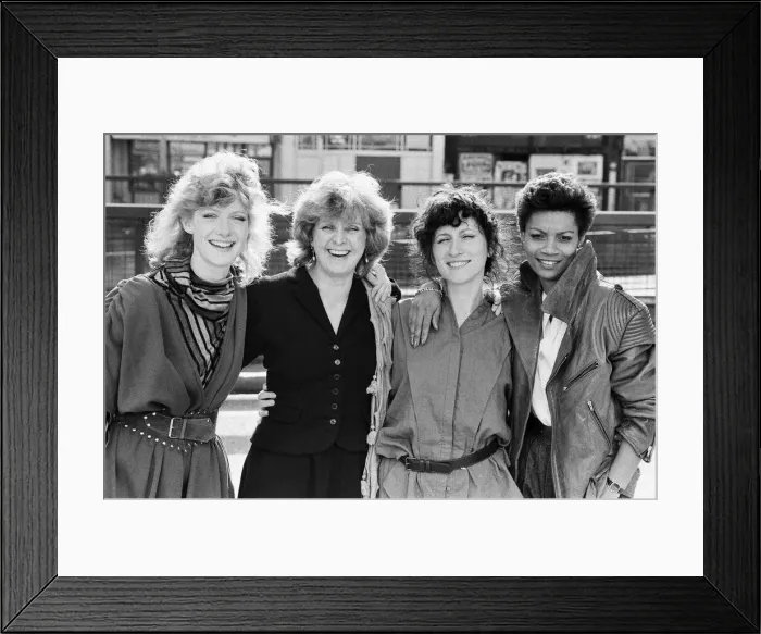 Framed Print : Photo-call for Widows, a new six part crime drama from Euston Films for Thames Television
