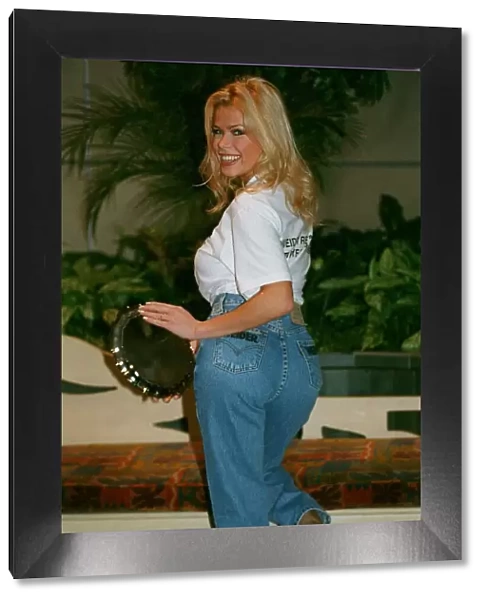 Melinda Messenger Page Three Model December 97 Winning the title of Rear Of The