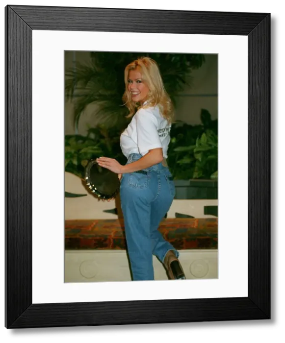 Framed Print : Melinda Messenger Page Three Model December 97 Winning the title of Rear Of Framed Print : Melinda Messenger Page Three Model December 97 Winning the title of Rear Of