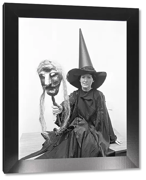 Teesside Gazette member of staff poses in a witches costume for a Halloween feature