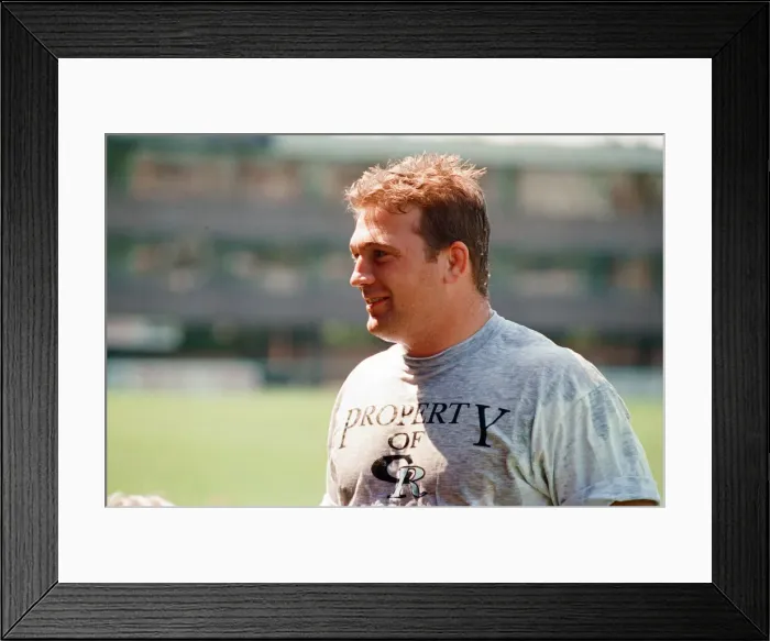Framed Print : Jonathan Humphreys, it has just been announced, will become Wales third rugby union Framed Print : Jonathan Humphreys, it has just been announced, will become Wales third rugby union