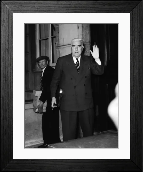Framed Print : Suez Crisis 1956 The Australian Prime Minister, Mr Menzies