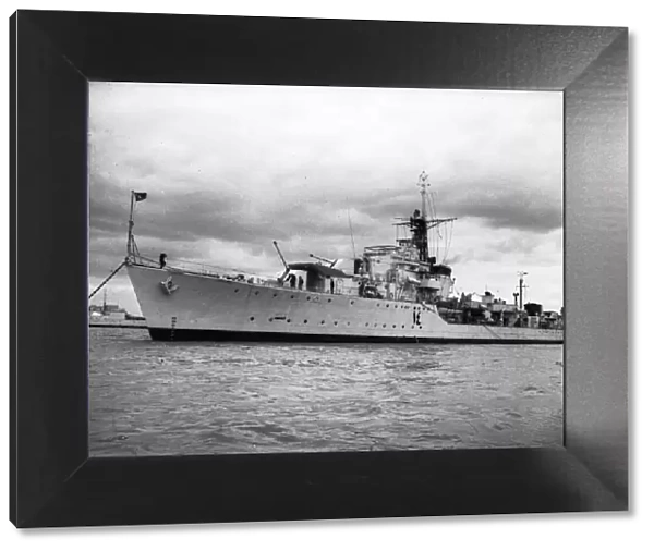 Suez Crisis 1956 Egyptian warship at Portsmouth 31  /  7  /  56 H6969