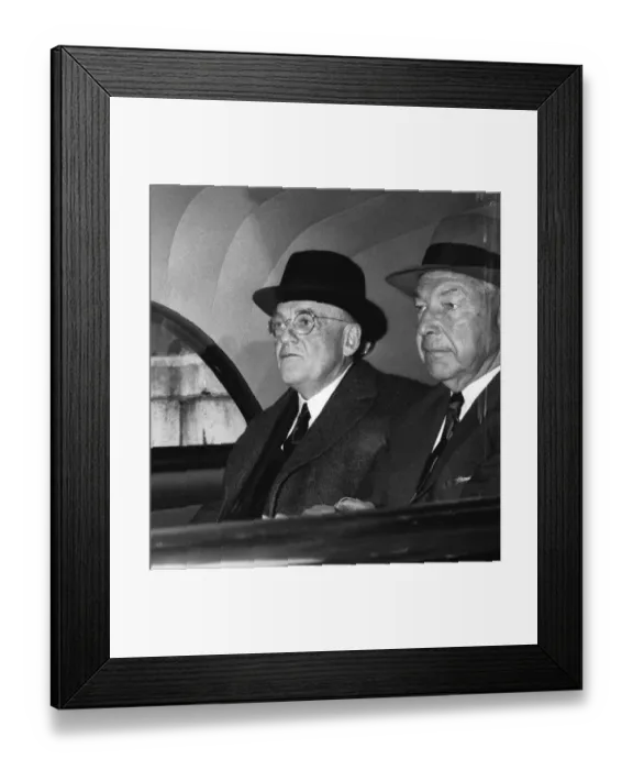 Framed Print : Suez Crisis 1956 John Foster Dulles arrives at the Suez Conference at Lancaster Framed Print : Suez Crisis 1956 John Foster Dulles arrives at the Suez Conference at Lancaster
