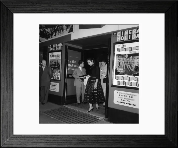 Framed Print : Suez Crisis 1956 King Feisal of Iraq leaving a Cinerama film at the London Casino Framed Print : Suez Crisis 1956 King Feisal of Iraq leaving a Cinerama film at the London Casino