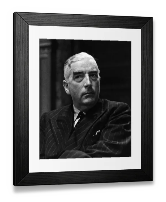 Framed Print : Suez Crisis Robert Menzies Australian Prime Minister (Ambassador to Nasser in 1956