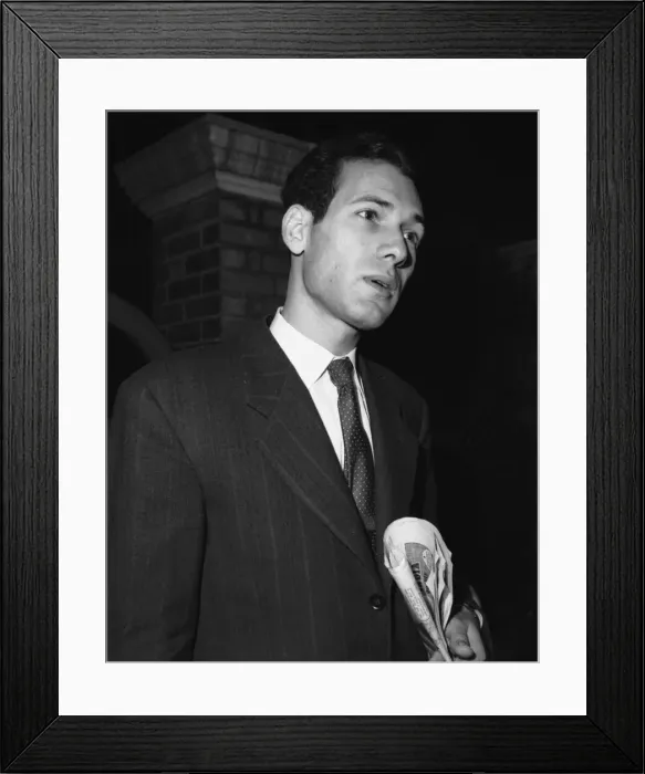 Framed Print : Suez Crisis 1956 Salah Kafafi one of a number of Egyptian diplomats expelled in a Framed Print : Suez Crisis 1956 Salah Kafafi one of a number of Egyptian diplomats expelled in a