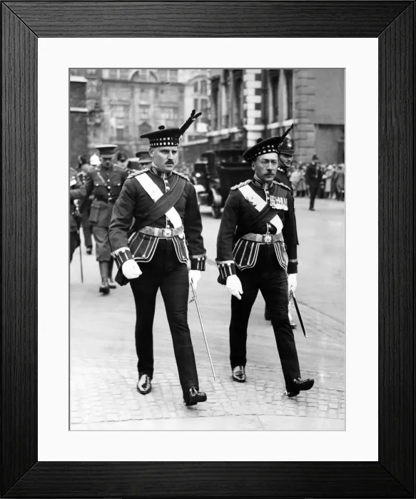 Framed Print : Officers of the Royal Scots. 3rd July 1929 Framed Print : Officers of the Royal Scots. 3rd July 1929