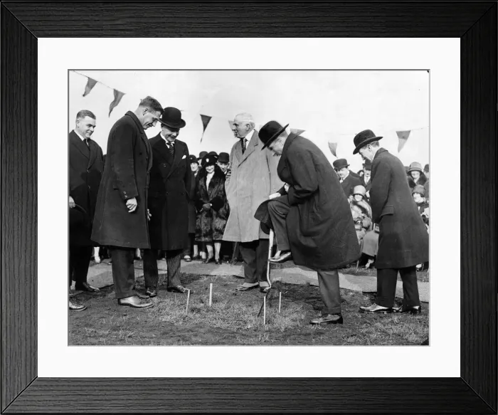 Framed Print : From today citizens of Newcastle will see tangible evidence of the preparations for Framed Print : From today citizens of Newcastle will see tangible evidence of the preparations for