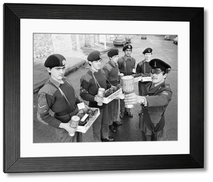 Framed Print : Army Cadets selling Poppies ahead of Remembrance Day, Teesside, November 1976 Framed Print : Army Cadets selling Poppies ahead of Remembrance Day, Teesside, November 1976