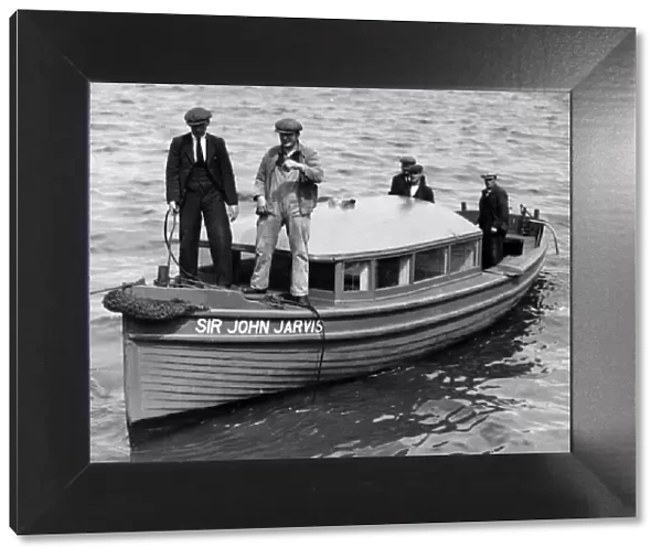 The motor boat given by Sir John Jarvis to the Earl Beatty Lodge of ex-naval men at