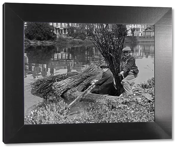 Reed Cutting on the Thames 1st May 1927 Within a stones throw of Chiswick church