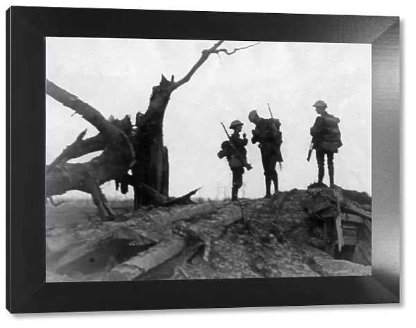 The Three Musketeers, A Flanders silhouette. 3rd September 1917 The silhouette is