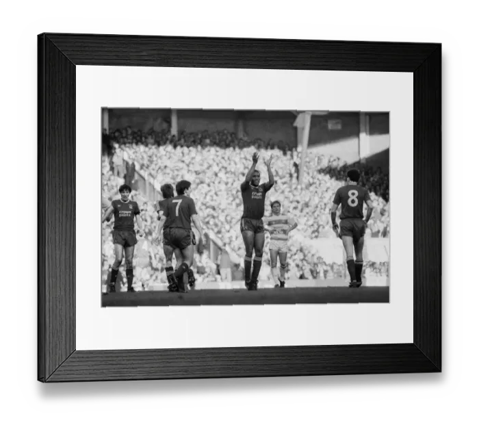 Framed Print : Liverpool 4 Queens Park Rangers 0, Old First Division One game at Anfield Framed Print : Liverpool 4 Queens Park Rangers 0, Old First Division One game at Anfield