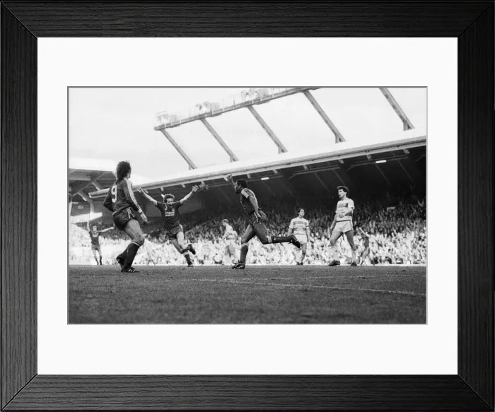 Framed Print : Liverpool 4 Queens Park Rangers 0, Old First Division One game at Anfield Framed Print : Liverpool 4 Queens Park Rangers 0, Old First Division One game at Anfield