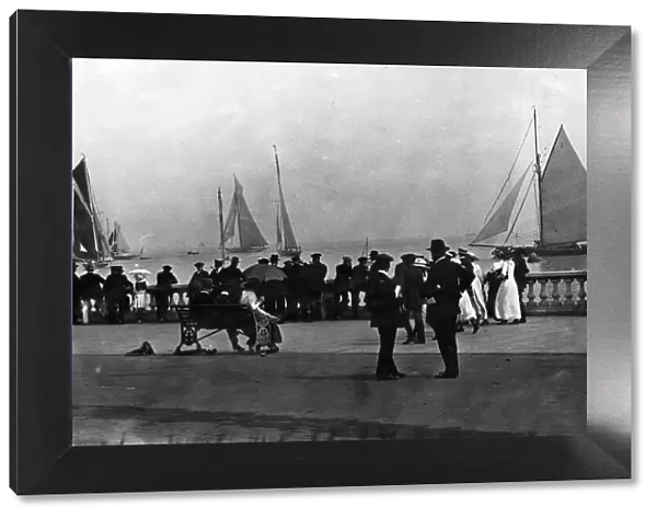 Parade of Yachts, Cowes, Isle of Wight. 4th August 1913
