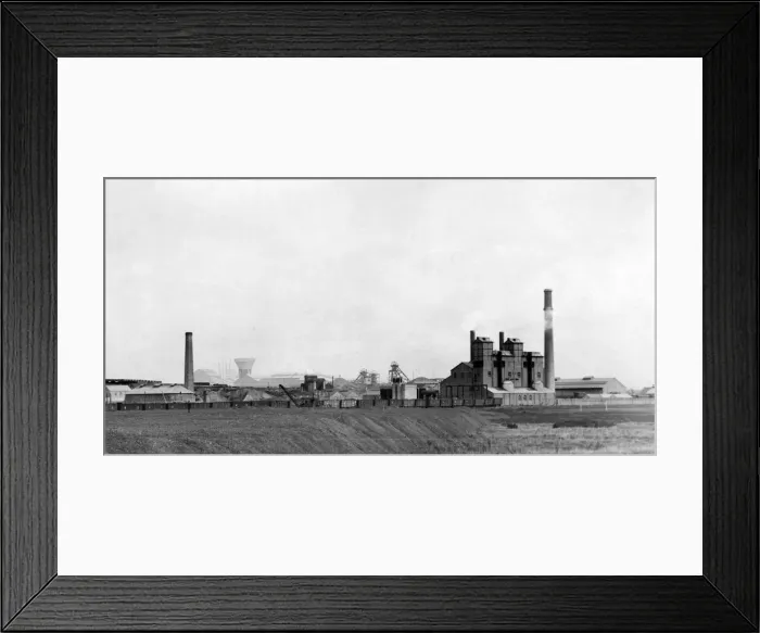 Framed Print : Ashingtons life and blood - the colliery. 28th May 1932 Framed Print : Ashingtons life and blood - the colliery. 28th May 1932
