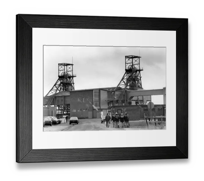 Framed Print : General view of Ellington Pit, Northumberland. Circa 1987 Framed Print : General view of Ellington Pit, Northumberland. Circa 1987