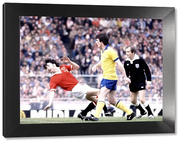 1979 FA Cup Final Arsenal v Manchester United Mickey Thomas & Frank Stapleton