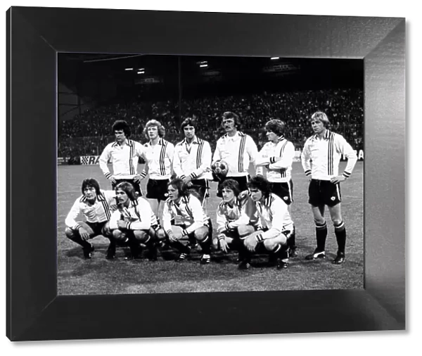 Manchester United Football team - 1977 St Etienne v Manchester United Team