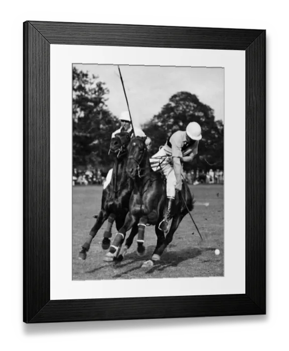 Framed Print : Polo - America v Woodpeckers. Lieut. Col. T P Melvill (Woodpeckers Framed Print : Polo - America v Woodpeckers. Lieut. Col. T P Melvill (Woodpeckers