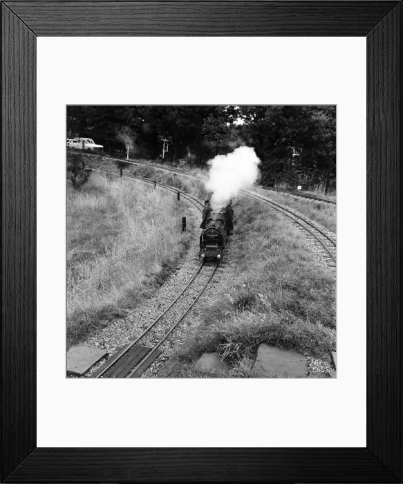 Framed Print : Railway enthusiasts at the miniature railway at Greywood Framed Print : Railway enthusiasts at the miniature railway at Greywood