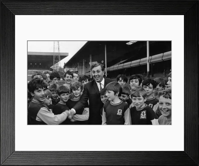 Framed Print : Doug Ellis, Chairman Aston Villa Football Club, Thursday 17th April 1969 Framed Print : Doug Ellis, Chairman Aston Villa Football Club, Thursday 17th April 1969