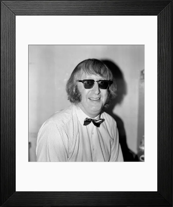 Framed Print : Journalist John McCririck. January 1984 Framed Print : Journalist John McCririck. January 1984