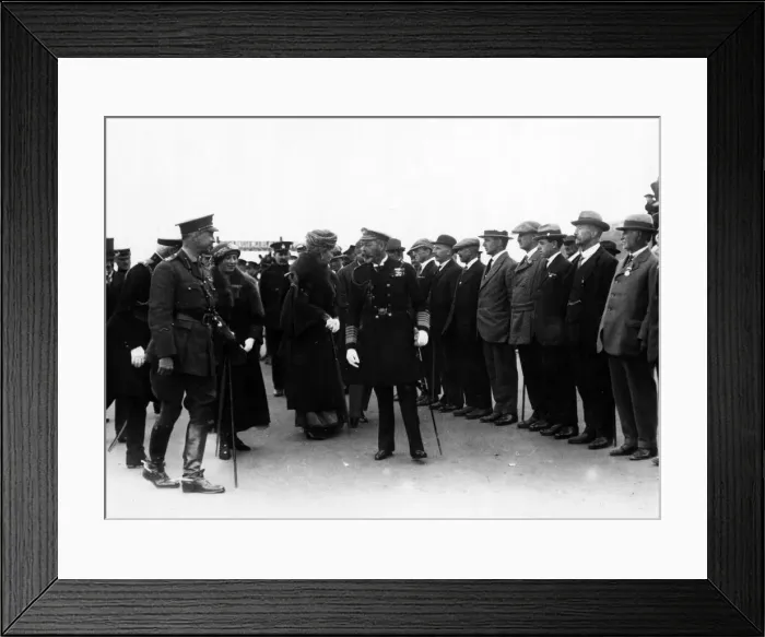 Framed Print : King George V visits the North West. Date Unknown Framed Print : King George V visits the North West. Date Unknown
