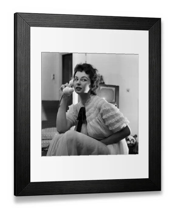 Framed Print : Actress Anne Aubrey. 30th March 1957 Framed Print : Actress Anne Aubrey. 30th March 1957