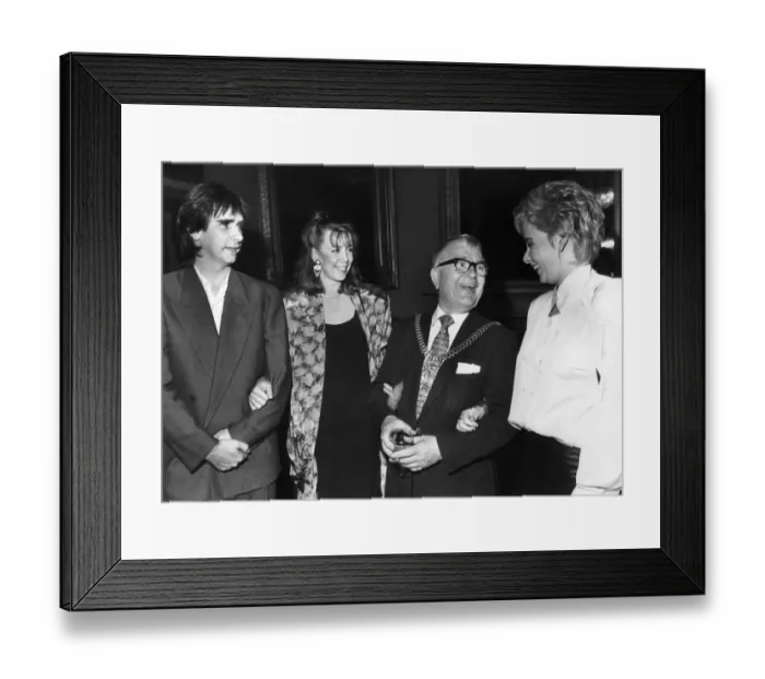 Framed Print : Phil Redmond, television producer and screenwriter known for creating several popular Framed Print : Phil Redmond, television producer and screenwriter known for creating several popular