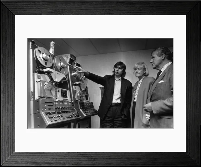 Framed Print : Phil Redmond, television producer and screenwriter known for creating several popular
