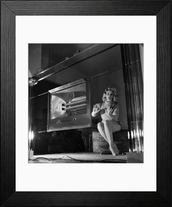 Framed Print : 22-year-old Thelma Petronzio has given up her successful career as an actress Framed Print : 22-year-old Thelma Petronzio has given up her successful career as an actress