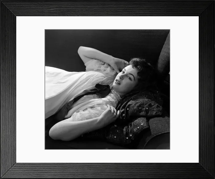 Framed Print : Actress Anne Aubrey. 30th March 1957
